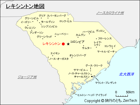 レキシントン地図