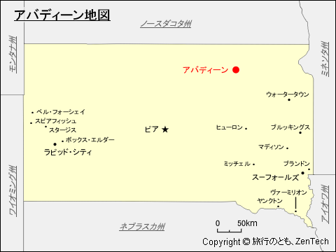 アバディーン地図