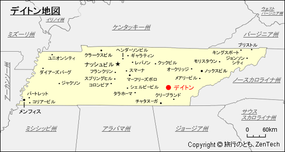 デイトン地図