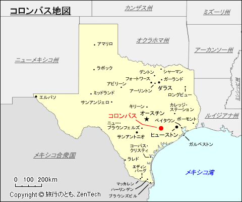 コロンバス地図