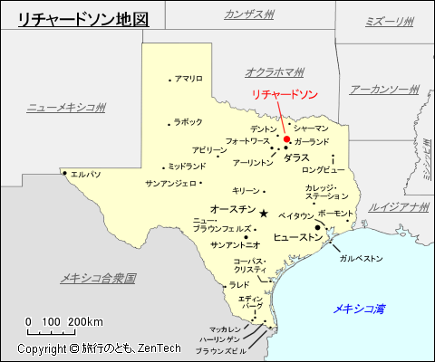 リチャードソン地図