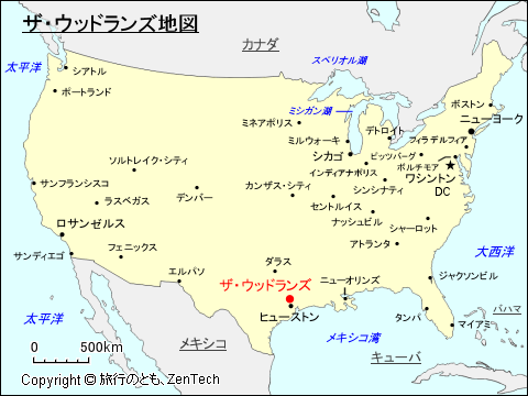 ザ・ウッドランズ地図