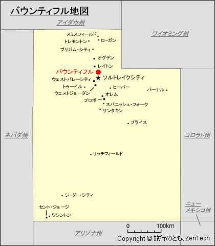 バウンティフル地図