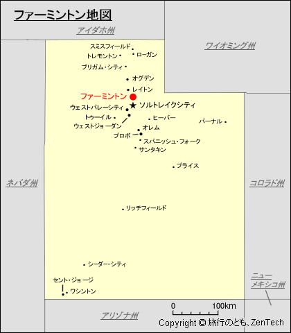 ファーミントン地図