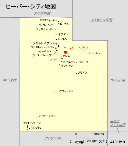 ヒーバー・シティ地図