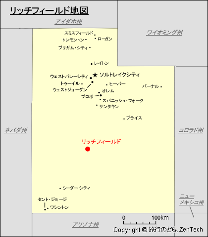 リッチフィールド地図