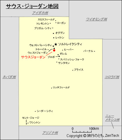 サウス・ジョーダン地図