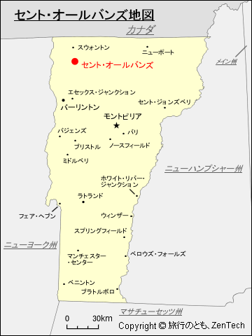 セント・オールバンズ地図