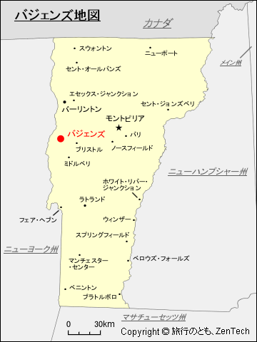 バジェンズ地図