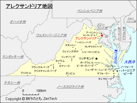 アレクサンドリア地図