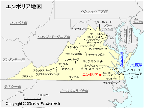 エンポリア地図