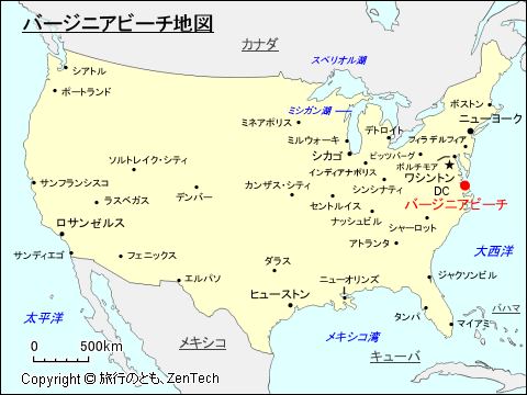 アメリカ合衆国 バージニアビーチ 旅行のとも Zentech