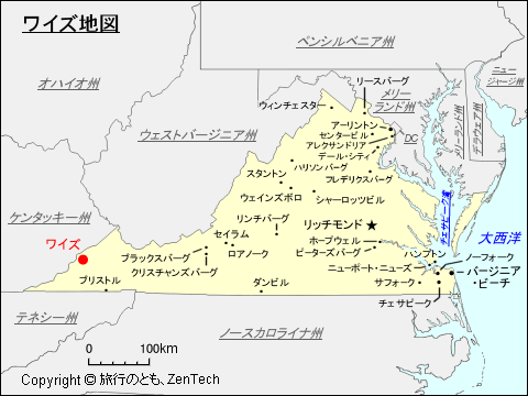 ワイズ地図