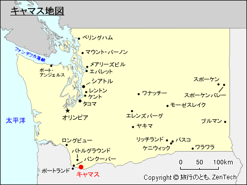 キャマス地図