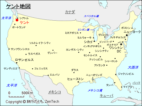 ケント地図