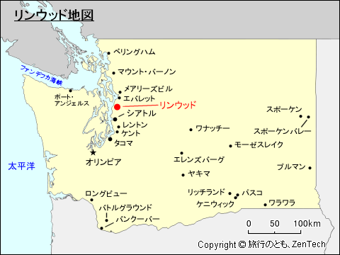 リンウッド地図