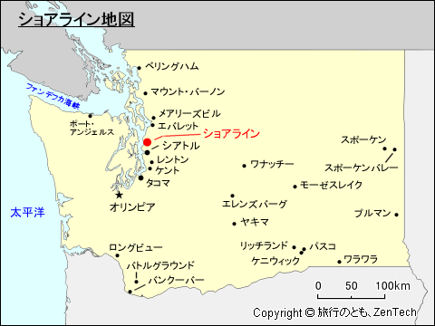 ショアライン地図