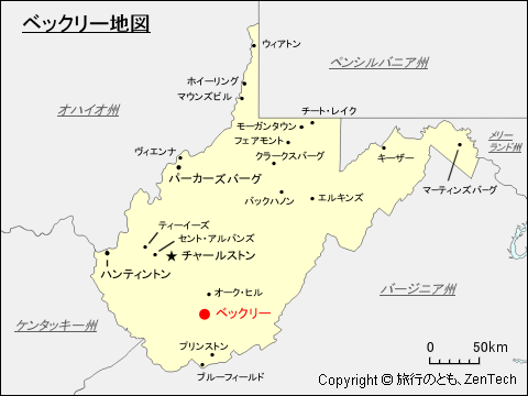 ベックリー地図