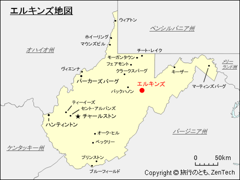 エルキンズ地図