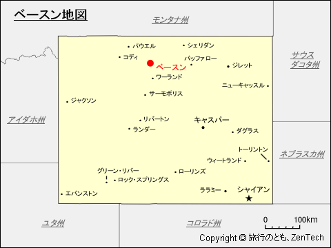 ベースン地図