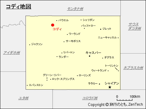 コーディ地図