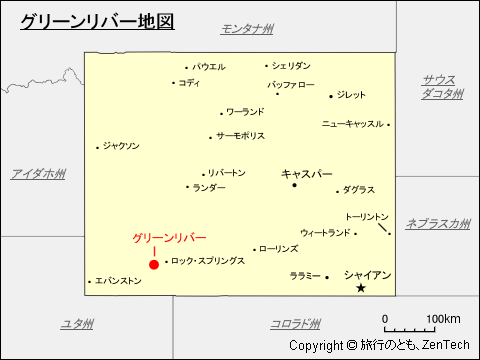 グリーンリバー地図