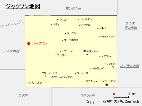 ジャクソン地図