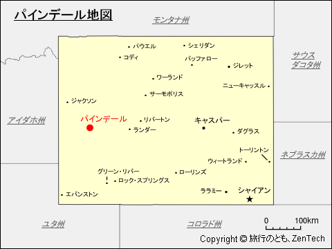 パインデール地図