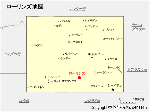 ローリンズ地図