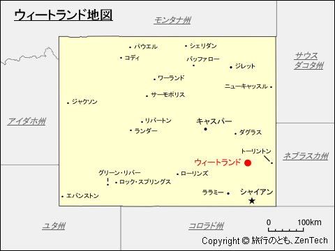 ウィートランド地図