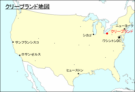 クリーブランド地図