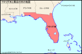 フロリダ州地図 旅行のとも Zentech