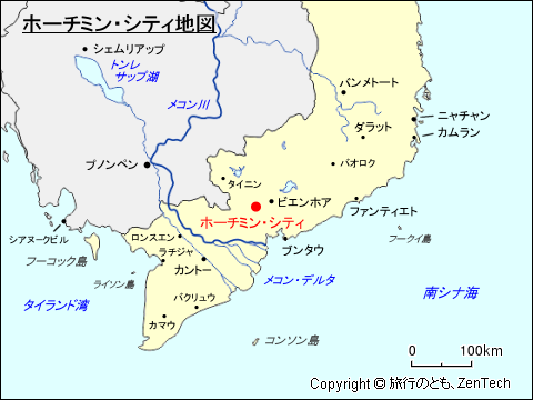 ホーチミン・シティ地図