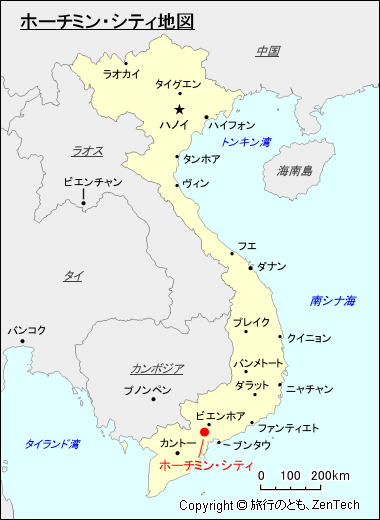 ホーチミン・シティ地図