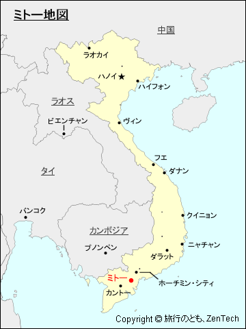 ベトナムにおけるミトー地図