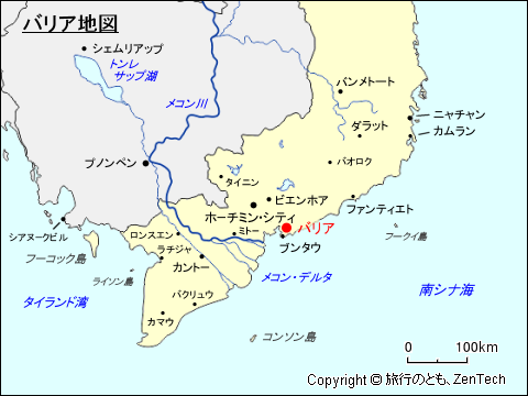 バリア地図