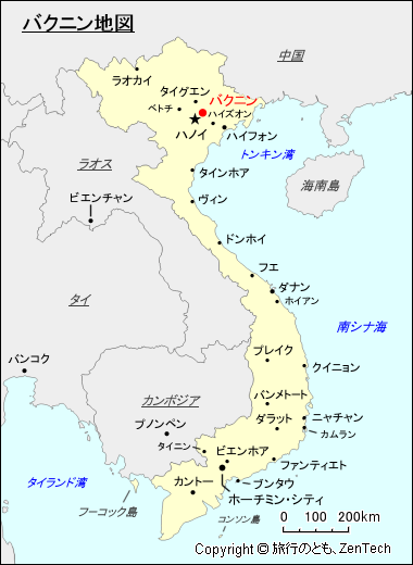 バクニン地図