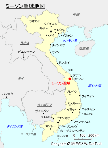 ミーソン聖域地図