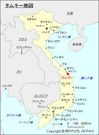タムキー地図