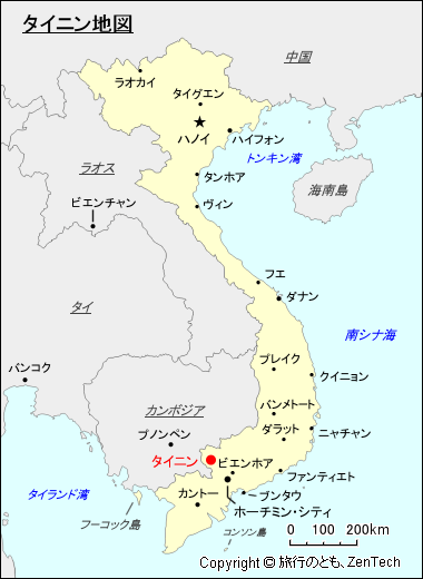 タイニン地図