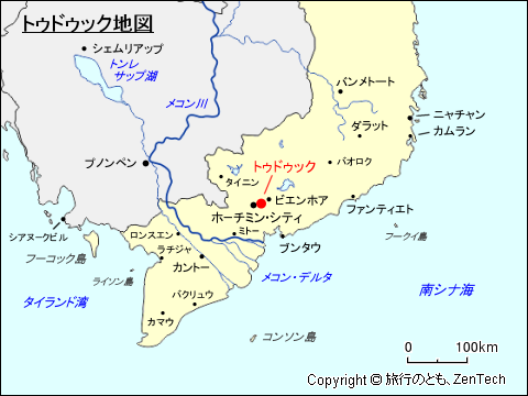 トゥドゥック地図